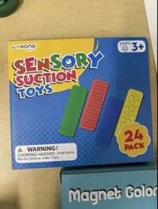 Such fun textures to use while reading or concentrating...they're also pretty fun to suction to the windows!